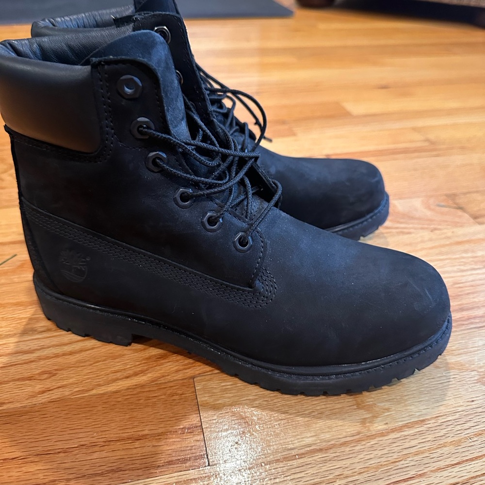 Timberland Black Nubuck Boots